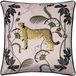 Paoletti Tropica Cheetah Kussenhoes, Blush, 45 x 45 cm