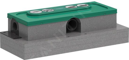 Hansgrohe uBox universal - Inbouwlichaam voor rechte afvoeren voor vlakke installatie 01000180