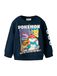 NAME IT Sweatshirt 'NMMSIBO POKEMON' donkerblauw / donkerlila / oranje / wit