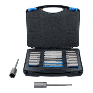 BGS Dopsleutelset - 1/4" - Extra Lang - 5.5-19mm - 15-delig