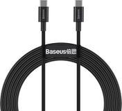 Baseus USB-C Snellader 100W - USB-C naar USB-C Kabel - 2 Meter - Zwart