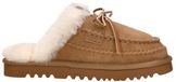 Warmbat Marra Pantoffels Open Cognac