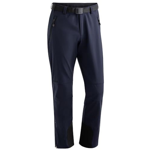 Maier Sports Tech Pants Softshell Broek Heren, blauw Maat EU 58 (Regular)