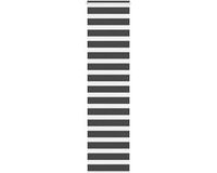 vidaXL Zebra rolgordijn 65x230 cm stofbreedte 60,9 cm zwart