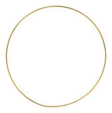 Rayher Metalen ring, goud gecoat, diameter 30 cm
