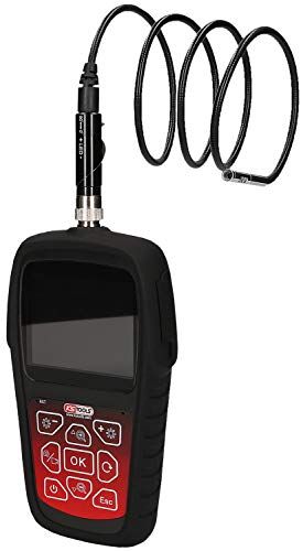 KSTools KSTools 550.7500 Videoscoopset met Ø 6,0 mm, 0° en 90° HD frontcamera-sonde, schakelbaar, zwart, 5-delig