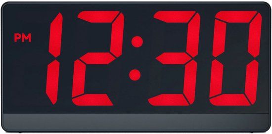 Caliber Digitale Wekker - Zwart - Met Snooze Functie - HCG006