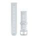Garmin Bracelet de Montre Officiel Quick-Release, Silicone, Whitestone
