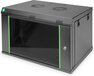 Digitus DN-19 07-U-EC-SW 19inch-wandkast - 7 HE - Zwart (RAL 9005)