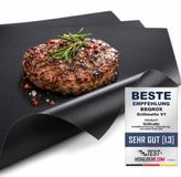 Omgoods - Set van 3 grillmatten - Herbruikbaar en anti-aanbak coating