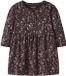 NAME IT Jurk Print Biologisch katoen Chocolate Plum1