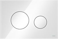 Tece TeceLoop Bedieningsplaat Glas Wit