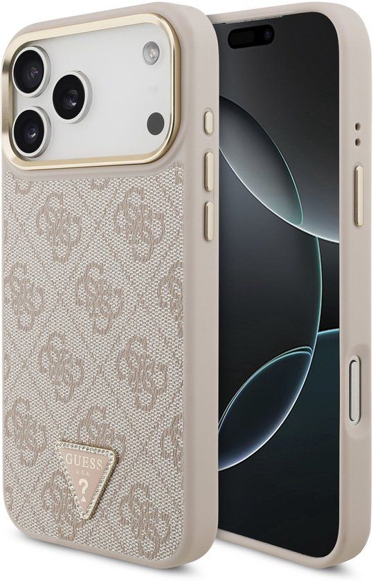 Guess telefoonhoesje voor iPhone 17 Pro - MagSafe - Roze