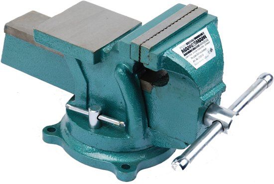 Brüder Mannesmann Bankschroef draaibaar 100 mm