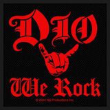 Dio - We Rock Patch - Zwart