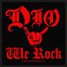 Dio - We Rock Patch - Zwart