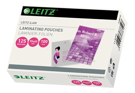 Leitz 33812 Laminatorzakken 104x74mm Transparant 100 stuks