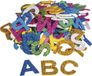 Rayher hobby materialen Rayher Zelfklevende foam/rubber letters met glitters - 260 stuks