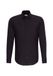 Seidensticker Chemise d'affaires - Coupe ajustée - Infroissable - Col Kent - Manches extra longues - 100% coton, Noir, 40