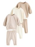 Next Baby Sweatshirt en Joggingbroeken Set 6 stuks - Unisex - Bruin