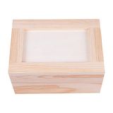 Servetdispenser, Servis Servetdispenser, 15 x 11 x 8 cm, natuurlijk hout