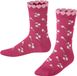 FALKE Ditsy Flowers gedessineerd katoen sokken kinderen paars - maat 35-38