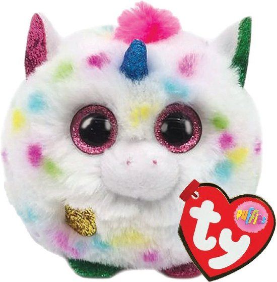 TY Teeny Puffies Harmony Unicorn 10 cm