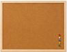 Glorex Hobby Prikbord wand - 30 x 40 cm - Kurk - Houten frame - Inclusief punaises