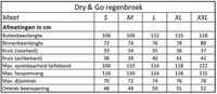 Lynx Dry & Go Regenbroek Heren Zwart XL