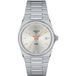 Tissot PRX 35 mm montre unisexe à quartz avec boîtier en acier inoxydable 316L, gris, acier inoxydable, 11 (T1372101103100)