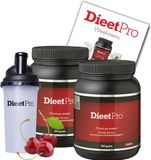 DieetPro Kersen Poeder Voedingssupplement 500g + Gratis Shaker