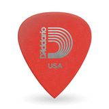 Planet Waves 6DRD1-25 .50mm Duralin Precision Super Light Picks - Rood (Pack van 25)