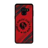 Athletic Club Officiel Coque de Téléphone 3D Samsung Galaxy A8-2018 - Rouge et Noir Unique au Monde