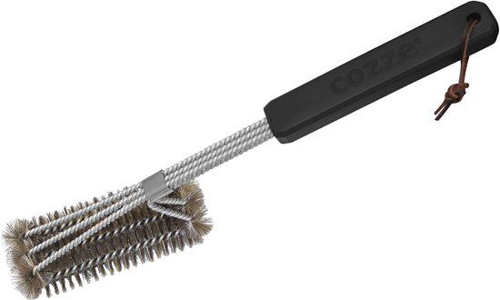 Cozze® Stalen borstel 11,5x3x40 cm met PP handvat