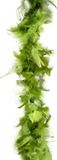 Funny Fashion Carnaval verkleed boa met veren - groen mix - 200 cm