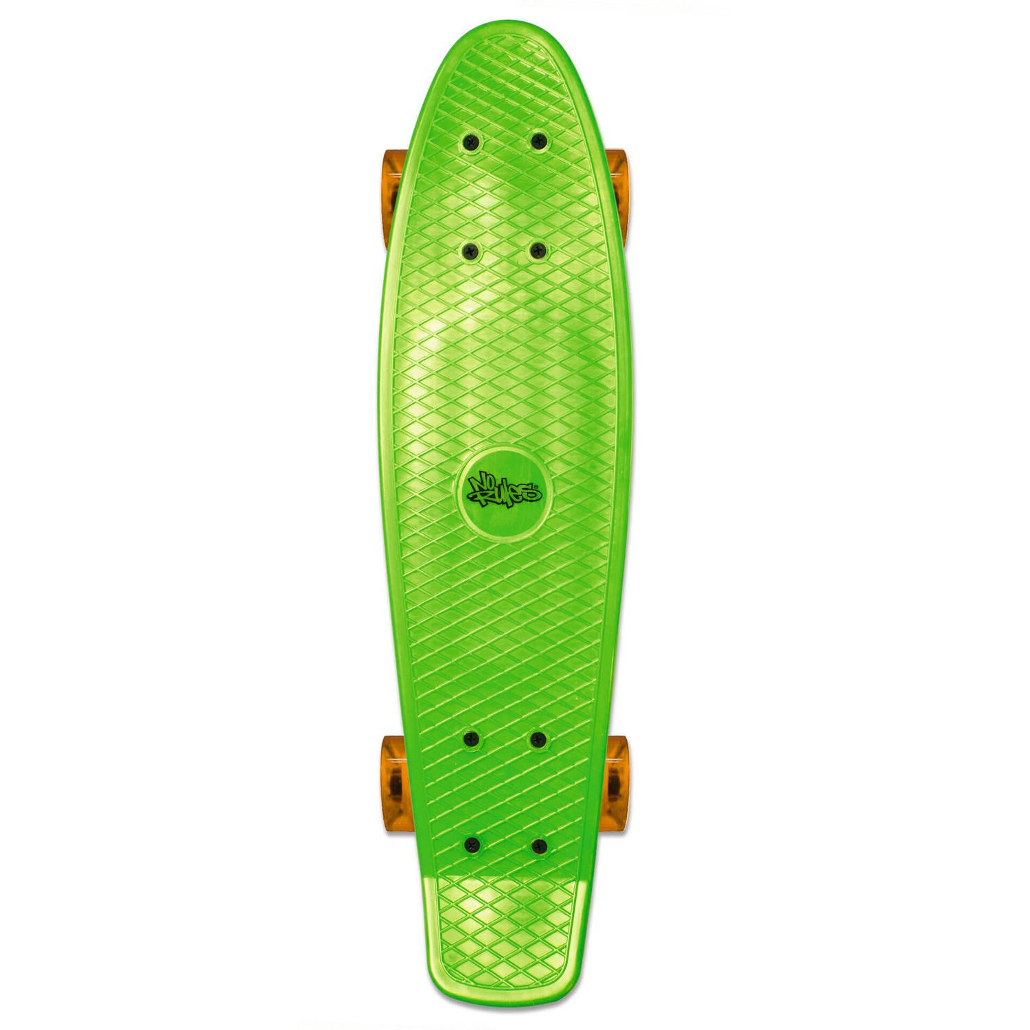Muuwmi Skateboard No Rules 57 X 15 Cm Hout Groen/oranje