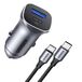 UGREEN 2-in-1 30W USB-C sigarettenaanstekeradapter PD/QC 3.0 met kabel