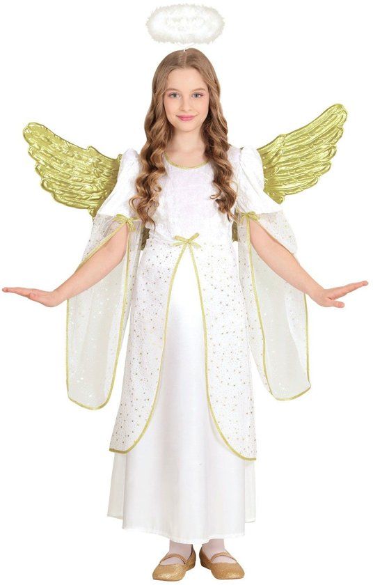Widmann Engel Kostuum Hemelse Engel Kind Meisje Maat 116 Carnaval kostuum Verkleedkleding