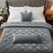 Sleep comfy Nova Bedtextile BV Sleep Comfy - Velura Series Dekbed - 160x220 cm Grijs