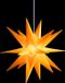Sterntaler decoratieve ster kunststoff gelb 25cm LED Akku