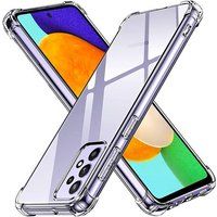 Phonillico® Case voor Samsung Galaxy A53 5G - Schokbestendige bescherming Zachte siliconen Transparant