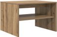 vidaXL Salontafel Artisan Eiken 60 x 50 x 40 cm Bewerkt Hout