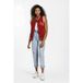 ALTER EGO Fenna Veste Rouge / Blanc cassé Taille : M