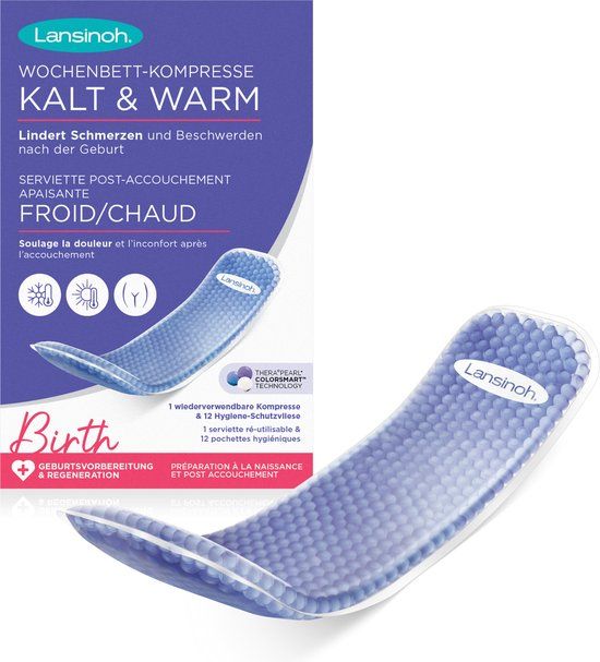 Lansinoh Postpartum Verzachtend Kraamverband Warm & Koud 1 stuk
