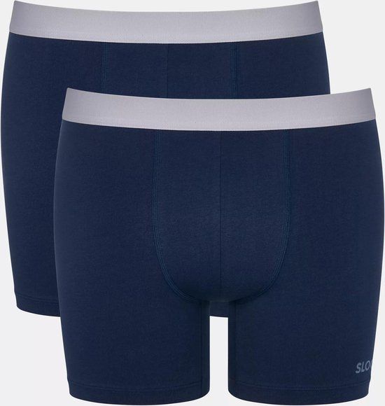 sloggi men GO ABC 2.0 Short 2P Heren Onderbroek - NAVY - XL