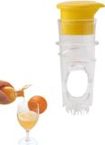 Merkloos Presse-agrumes manuel en plastique sans BPA avec filtre intégré et bec verseur à citron