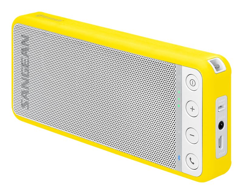 Sangean BluTab BTS-101 - Draadloze stereoluidspreker - Wit/Geel