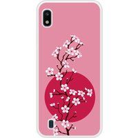 Samsung Bedrukt siliconen hoesje compatibel met Galaxy A10 Cherry blossom