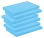 Merkloos Schuimplaat Hoge Dichtheid 30x20x2 cm - Blauw - 6 Stuks