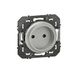 Legrand LEG95244 Compo Dooxie prise, 2 P, aluminium